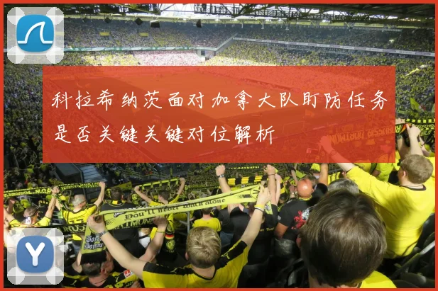 科拉希纳茨面对加拿大队盯防任务是否关键关键对位解析